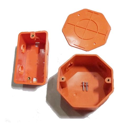 orange box electrical|electrical junction box.